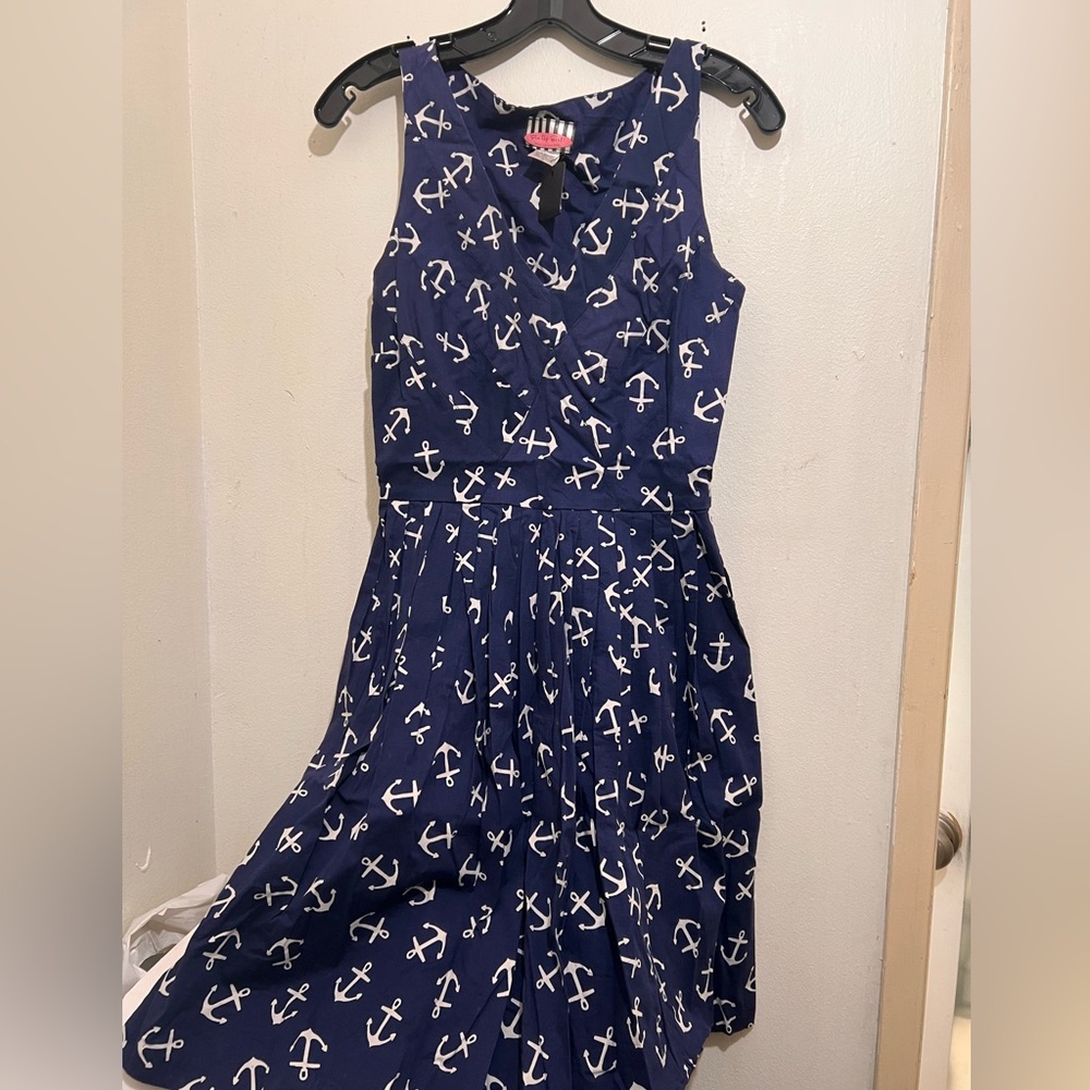 Nautical Pinup Couture Girl summer dress sailor repro vintage